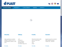 Tablet Screenshot of dplast.cz
